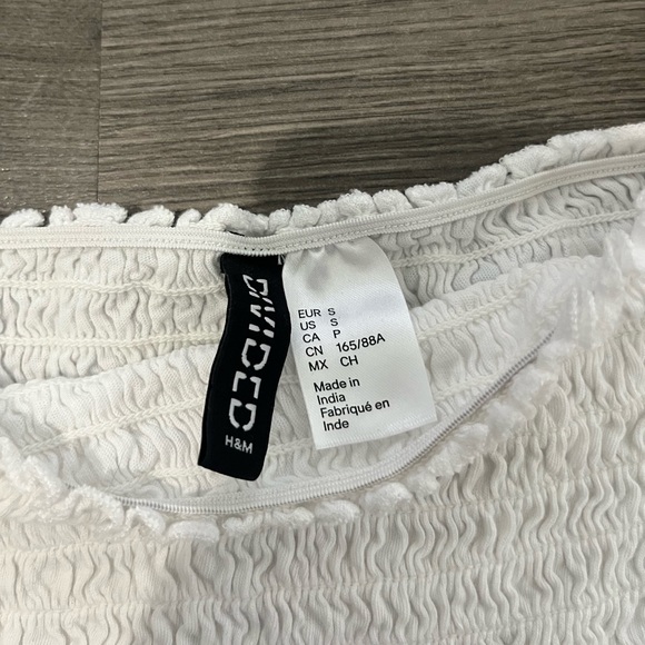 White Cropped Tank top - Picture 2 of 2